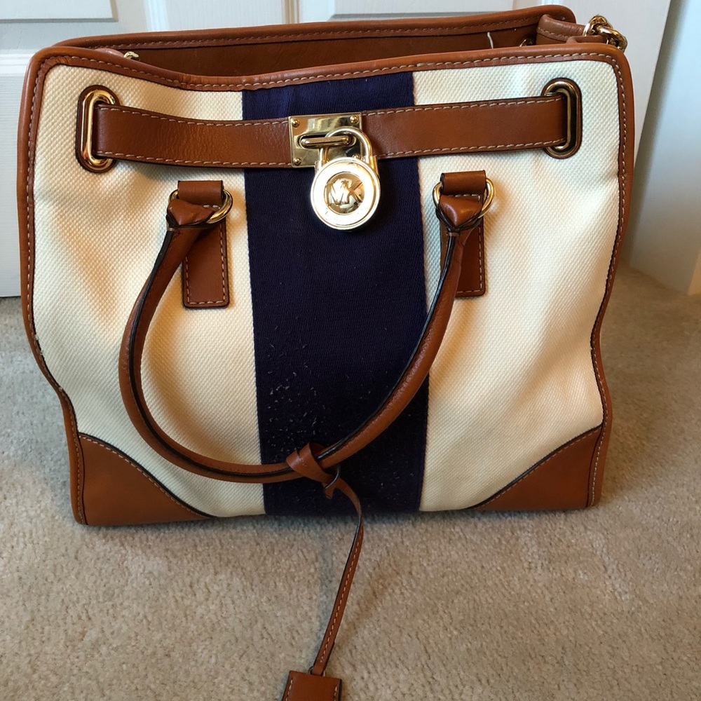 Michael Kors Bag blue/cream